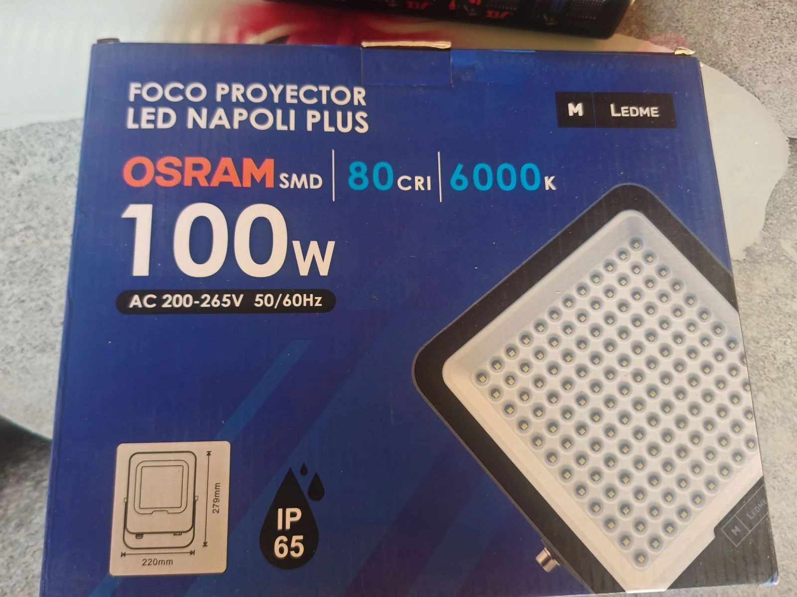 foco LED exterior 